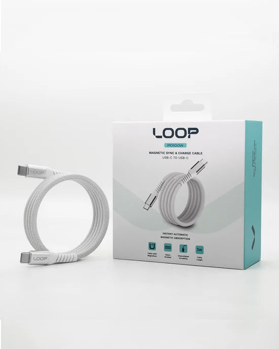 LOOP 240W Magnetic USB C Cable 1M