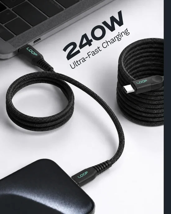 LOOP 240W Magnetic USB C Cable 2M