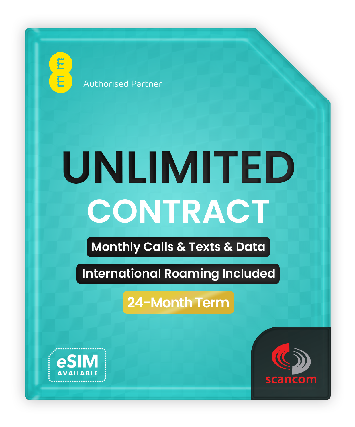 EE Unlimited Calls, Texts & Data Contract + International Roaming - £22 per month