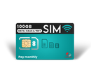 EE 50GB / 100GB Calls, Texts & Data Sim - £5.99 / £9.99* for 36 months