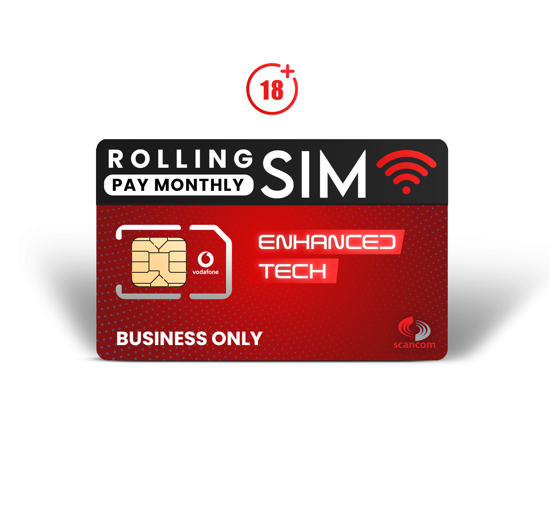 Vodafone Unlimited Data, Calls & Texts Sim Pay Monthly £22pm Cance