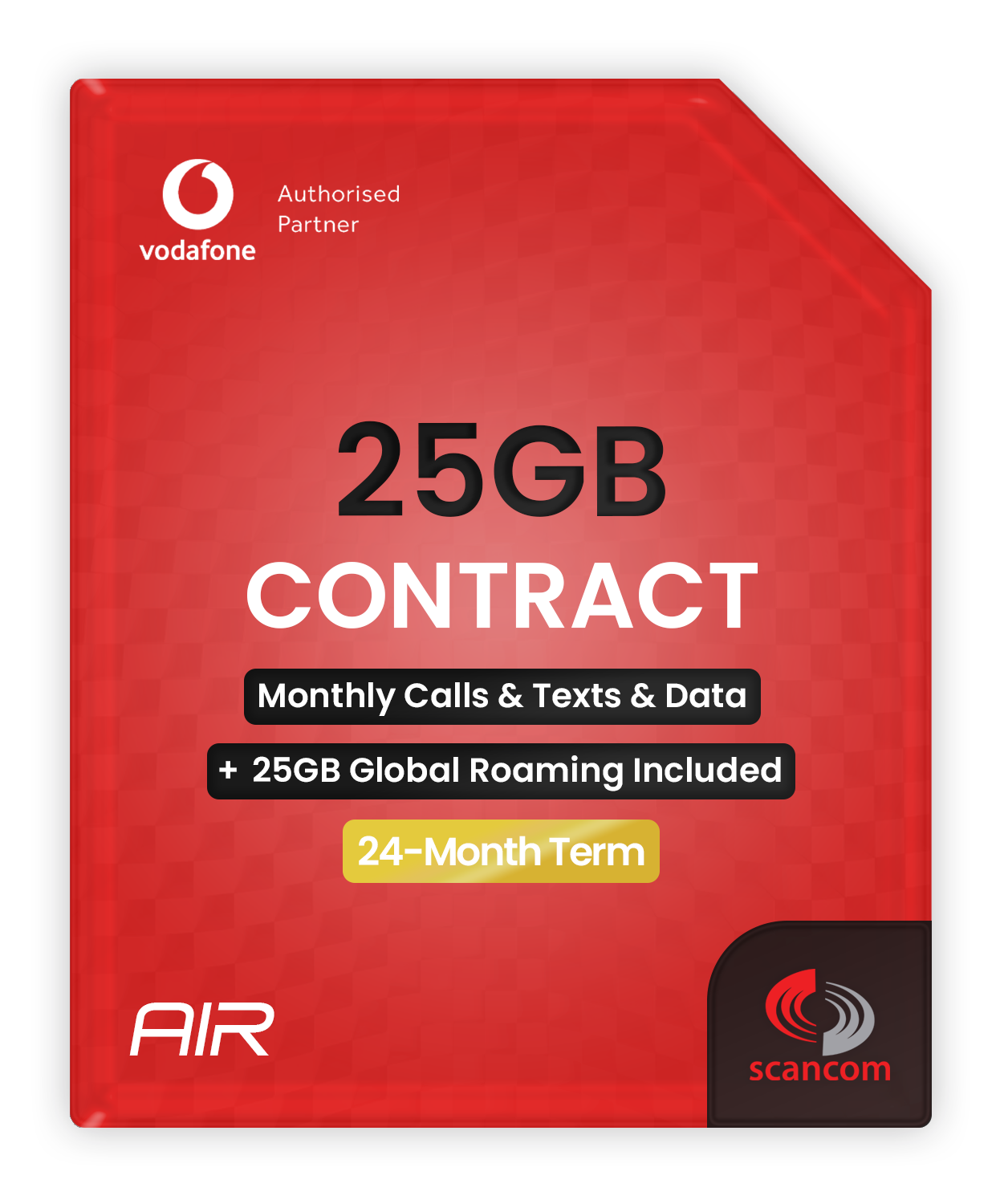 Vodafone 25GB Business SIM - Calls, Texts & Global Roaming