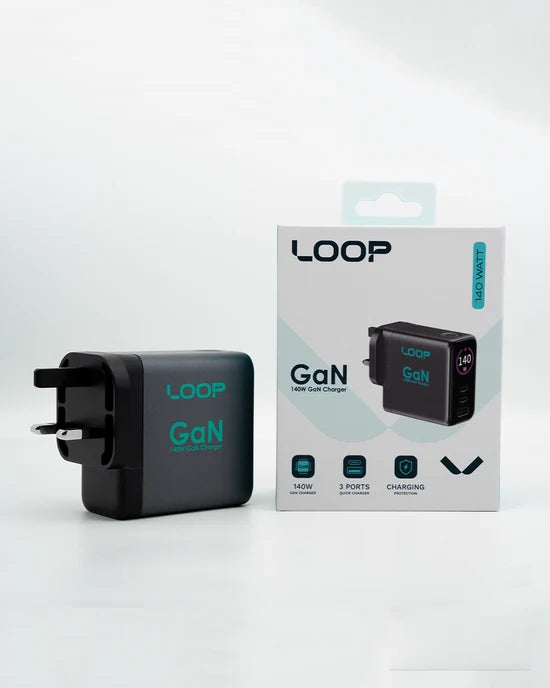LOOP 140W GaN Charger with Display
