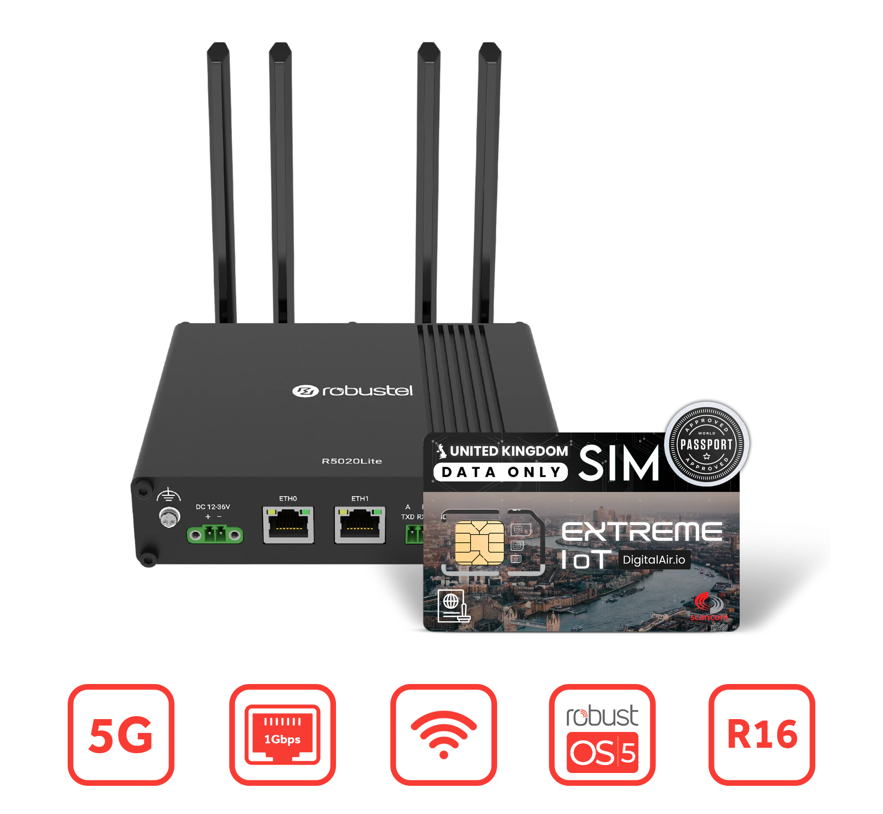 5G R5020 Lite Router SIM Free or with Data