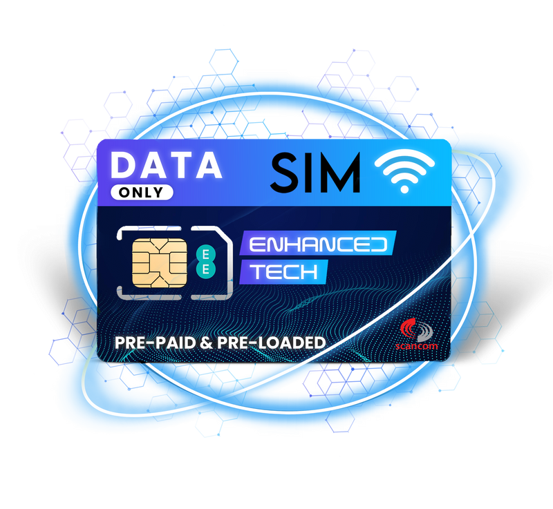 EE Unlimited Data Per Month - Enhanced Tech Data Sim - 30 days data sim.