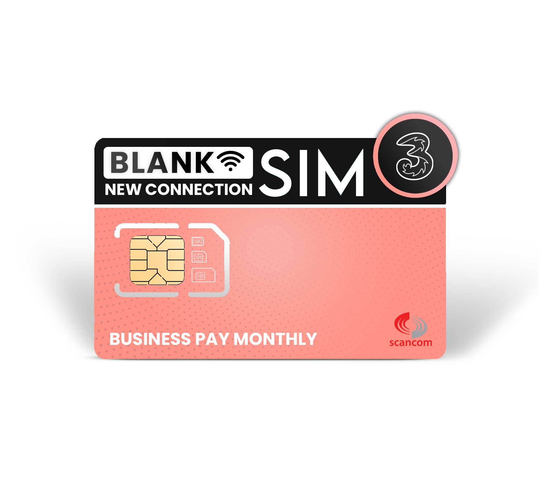 Three Sim Card (New Connections) B2B