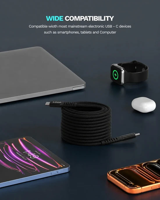 LOOP 240W Magnetic USB C Cable 2M