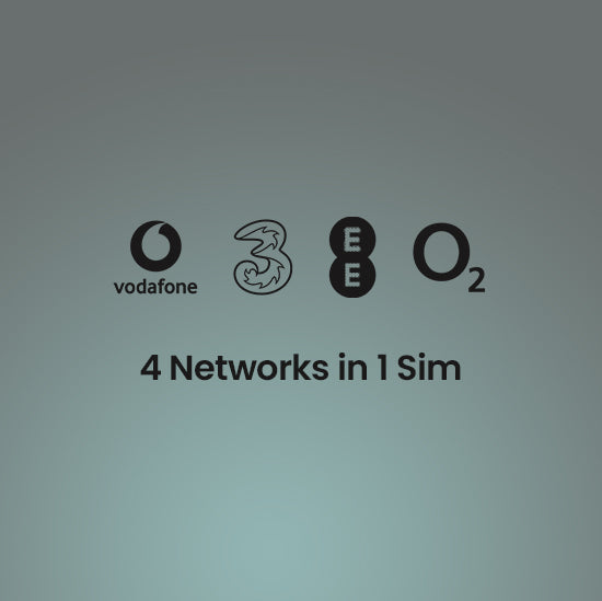 Multi Network 300GB Data SIM UK - EE O2 Three Vodafone Preloaded Data Every Month