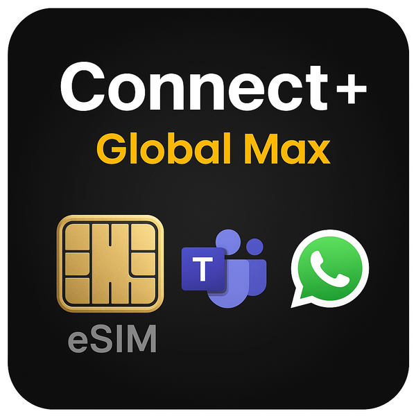 Global Connect+ Global eSIM optimised for Teams and WhatsApp