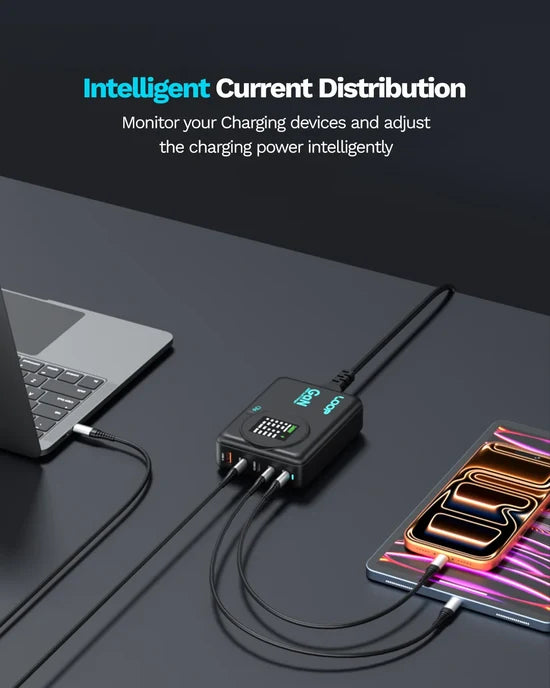 LOOP 240W Desk GaN Charger with Display