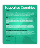 Global Connect+ Roaming eSIM – 172 Countries, 268 Networks – QR Code Activation for eSIM Compatible Devices – Perfect for Travel