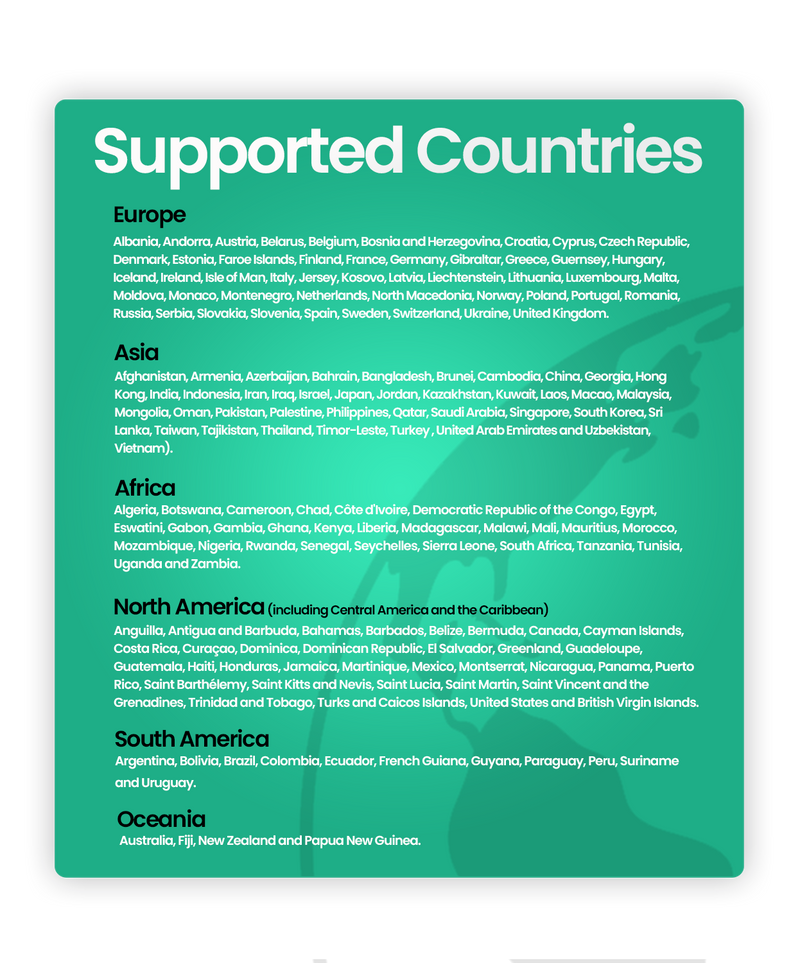 Global Connect+ Roaming eSIM – 172 Countries, 268 Networks – QR Code A