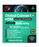 Global Connect+ Global eSIM optimised for Teams and WhatsApp