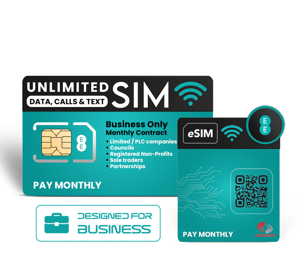 EE Unlimited Business SIM / eSIM £20 per month