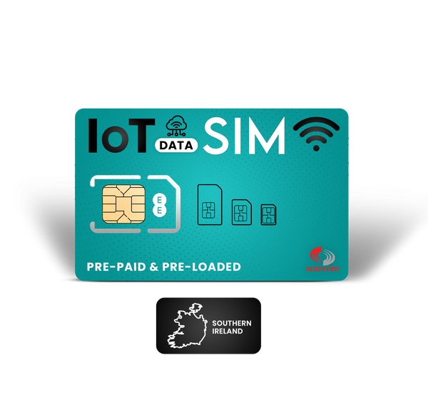 EE IoT Data Sim Southern Ireland 100MB/PM Pre-Paid 12 Months