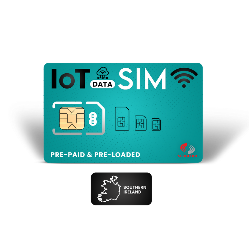 EE IoT Data Sim Southern Ireland 100MB/PM Pre-Paid 12 Months