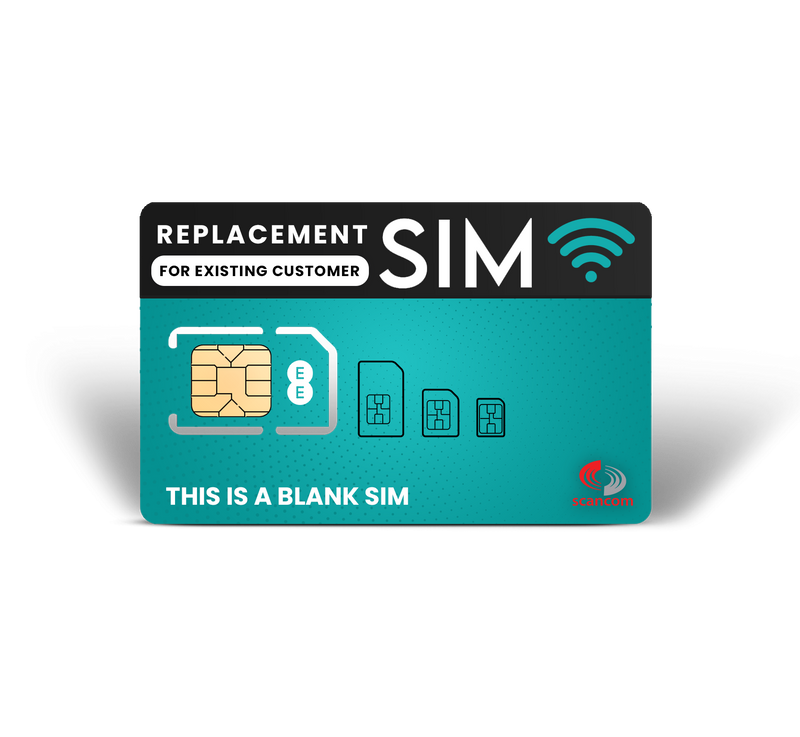 EE Replacement Enhanced Tech 5G/4G Multi 3 in 1 Sim Small Business