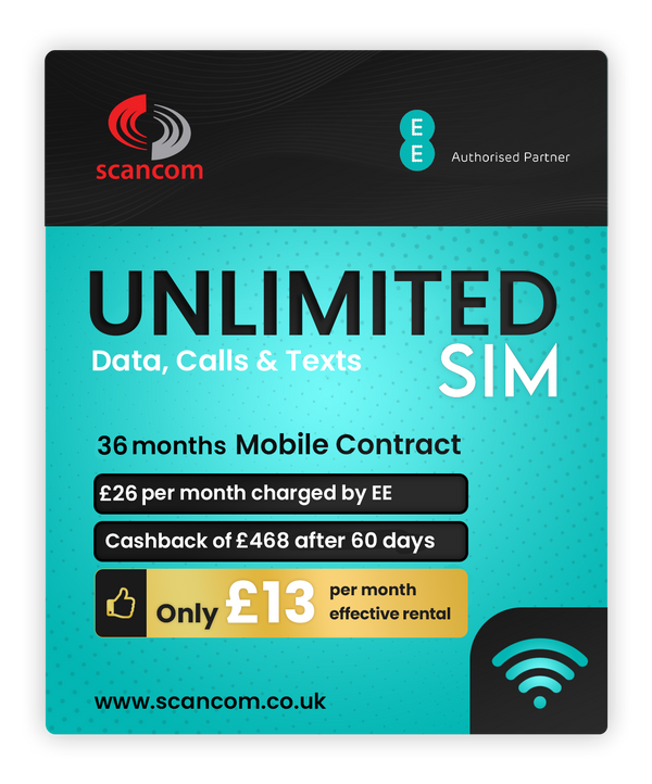EE Unlimited Business SIM from £13pm* for 36 months  - Special Offer Deal