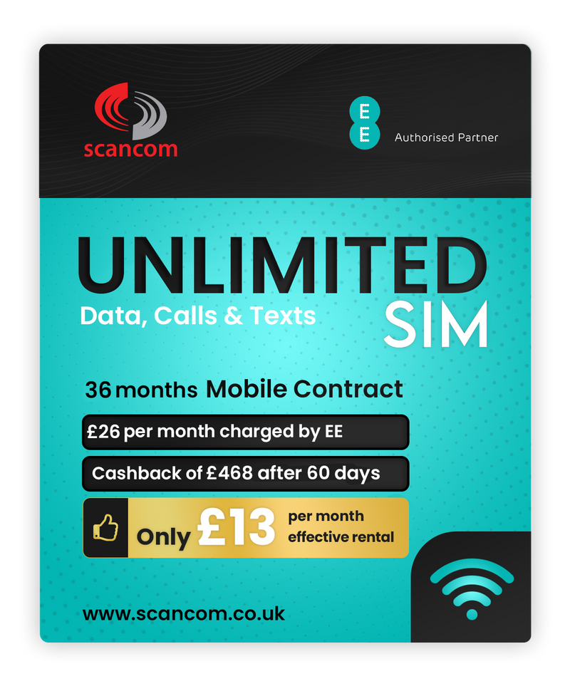 EE Unlimited Business SIM from £13pm* for 36 months  - Special Offer Deal