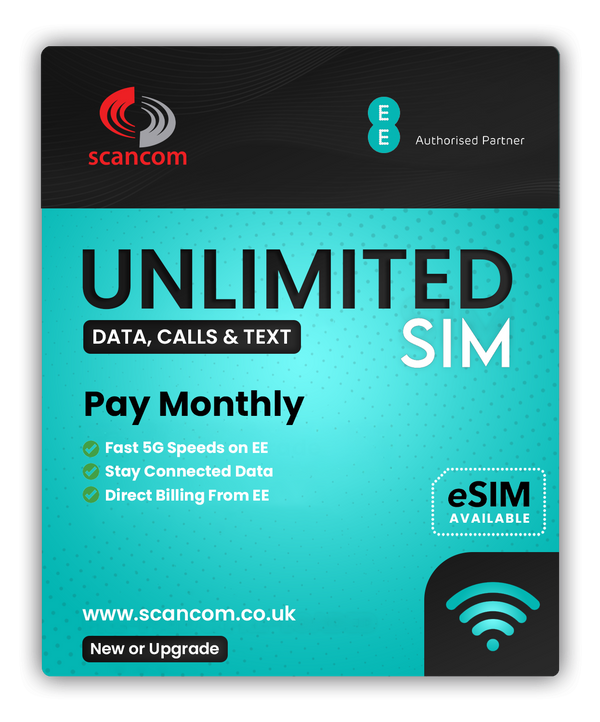 EE Business Essential SIM Only - Unlimited Calls & Texts + Data - Direct EE Billing