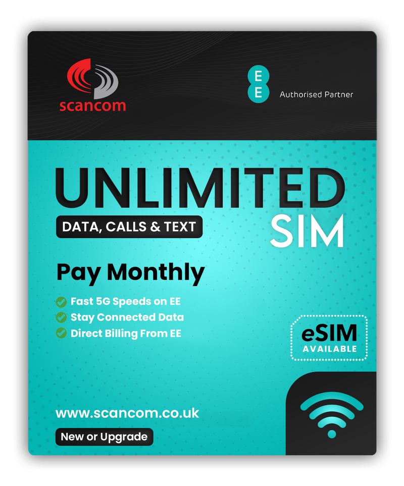 EE Business Essential SIM Only - Unlimited Calls & Texts + Data - Direct EE Billing