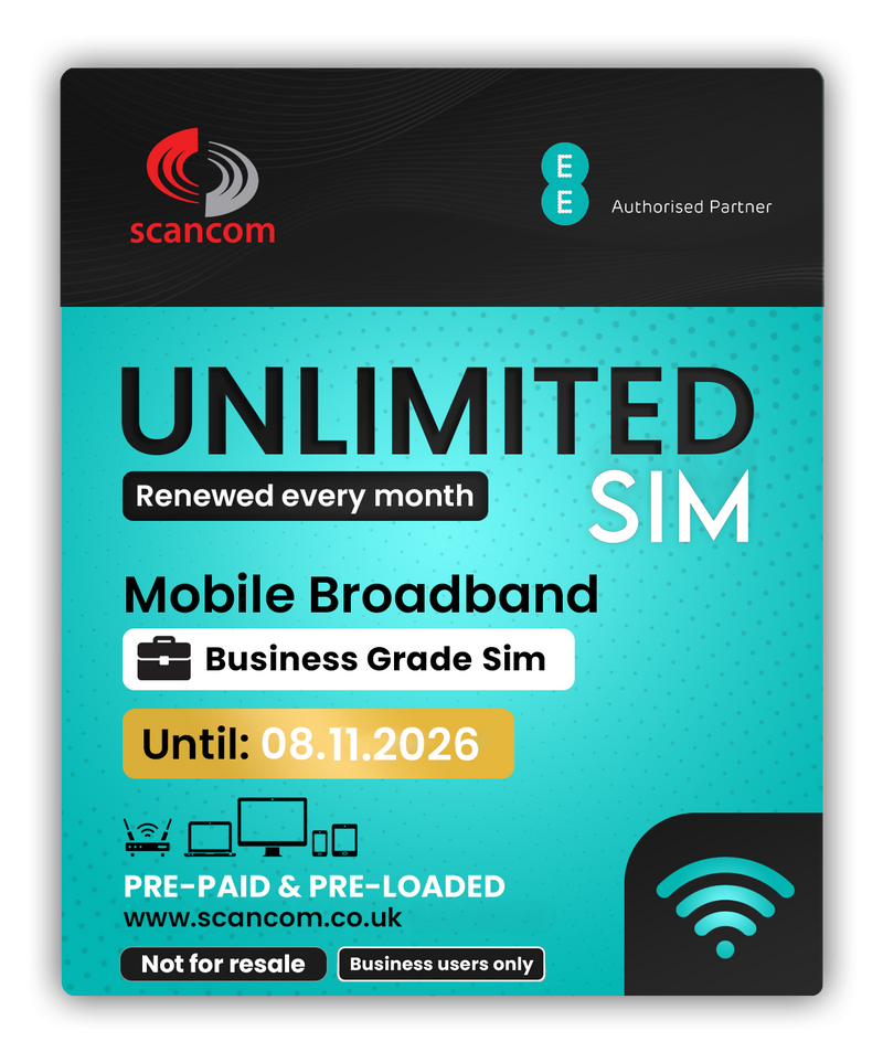 EE Unlimited Preloaded UK Data Every Month Exp Nov 2026