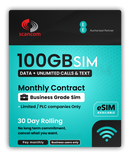 EE Calls, Texts & Data Sim - Select your Data Amount - Monthly Contract - Rolling 30 Days