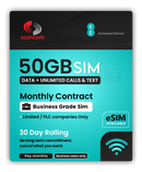 EE Calls, Texts & Data Sim - Select your Data Amount - Monthly Contract - Rolling 30 Days