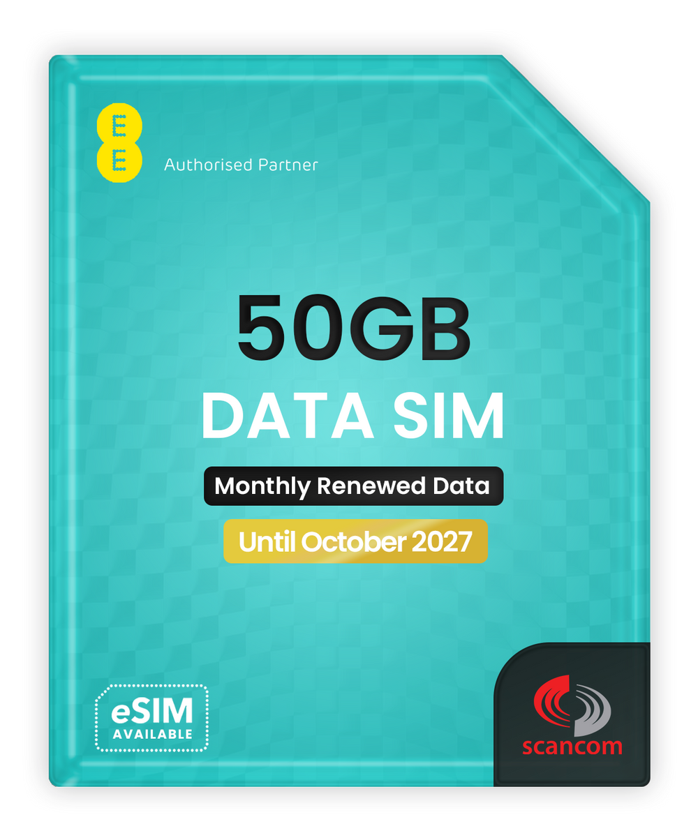 Example: Data SIM until October 2027