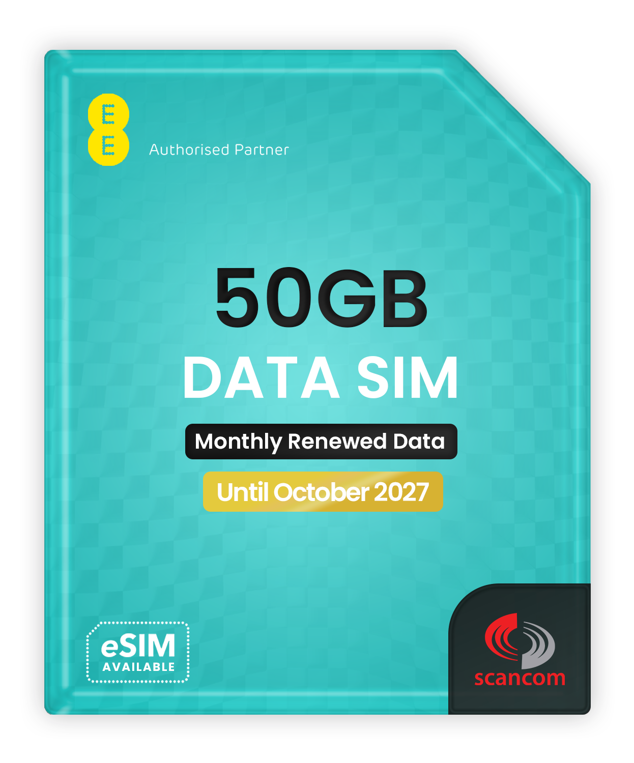 Data SIM until October 2027