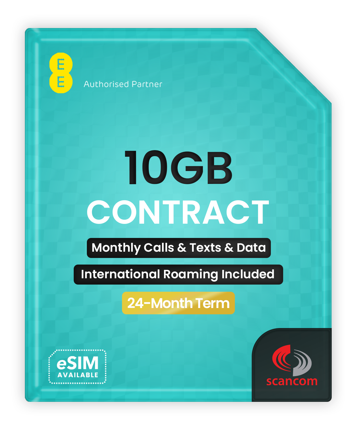 Calls Texts & Data Contract + International Roaming £11 per month