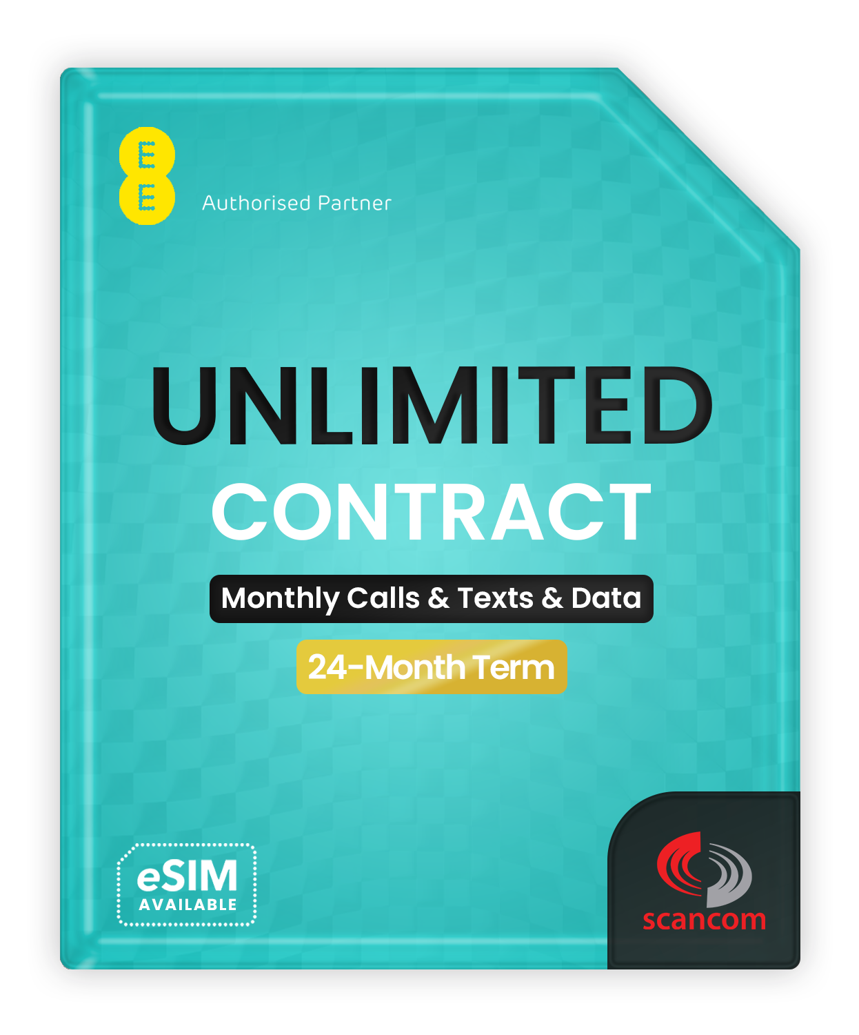 Unlimited Calls Texts & Data Contract £21 per month