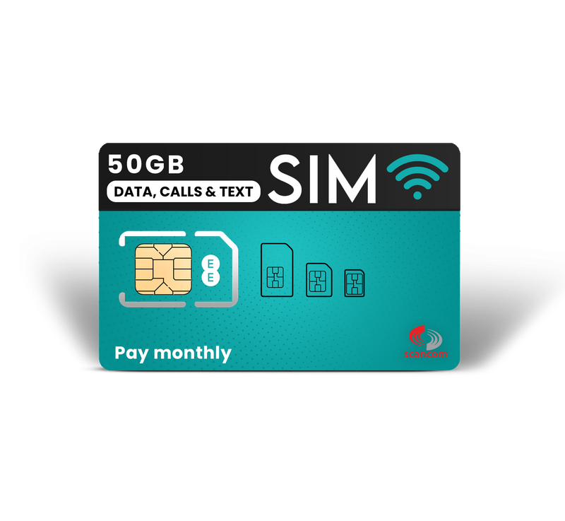 EE 50GB or 100GB UK Data + UK Unlimited Calls & Texts for 36 months