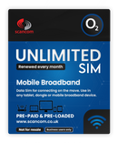 O2 Unlimited 5G Preloaded Data SIM - Perfect for unlocked Phones, Routers, Tablets and Wifi Dongles -  Choose your Duration