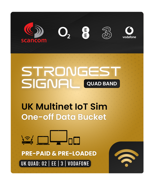 Multi Network 300GB Data SIM UK - EE O2 Three Vodafone Preloaded Data Every Month for 6 / 12 / 24 / 36 months