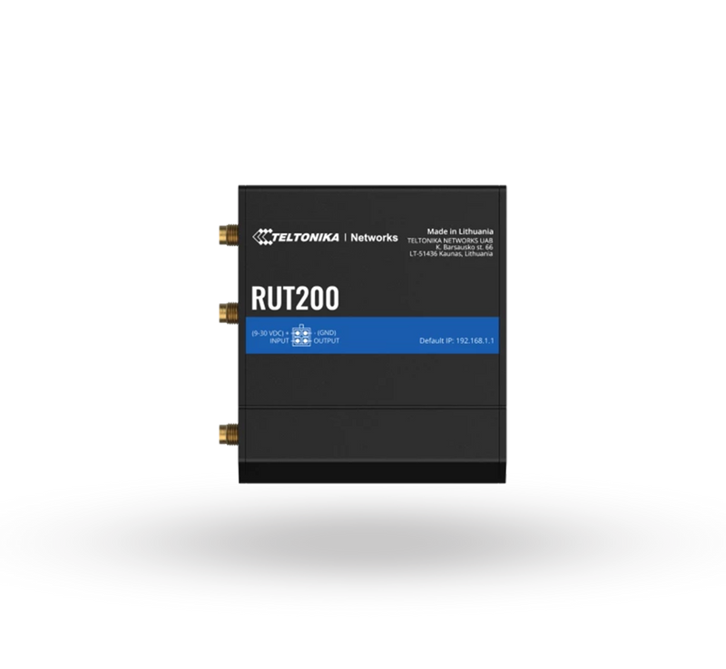 RUT200 LTE Cat 4 Router + Optional Data SIM