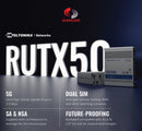 RUTX50 5G Router Dual Sim + Optional Data SIMS