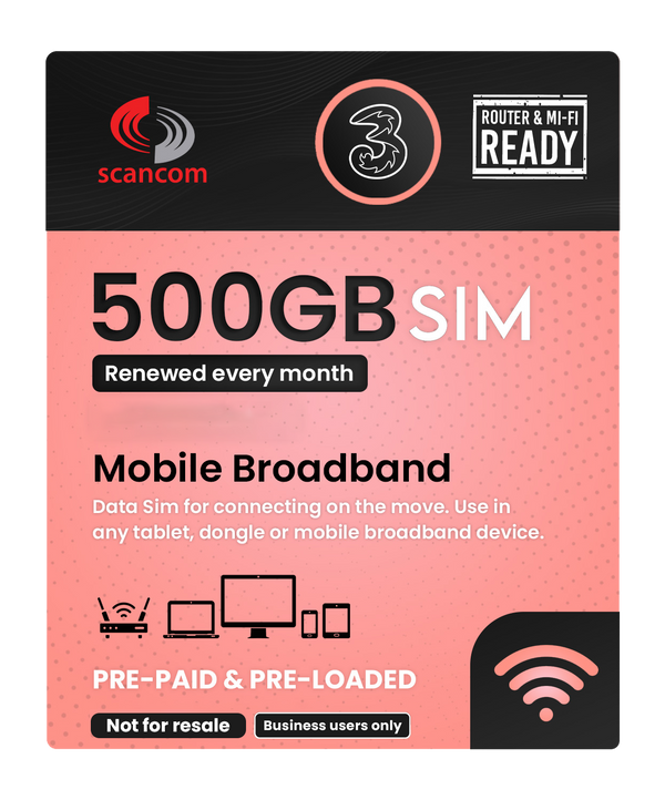Scancom - Partners with EE, Three, O2 and Vodafone preloaded data sims