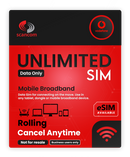 Vodafone Unlimited Data SIM - Pay Monthly £19pm - Cancel Anytime - Business Users Only
