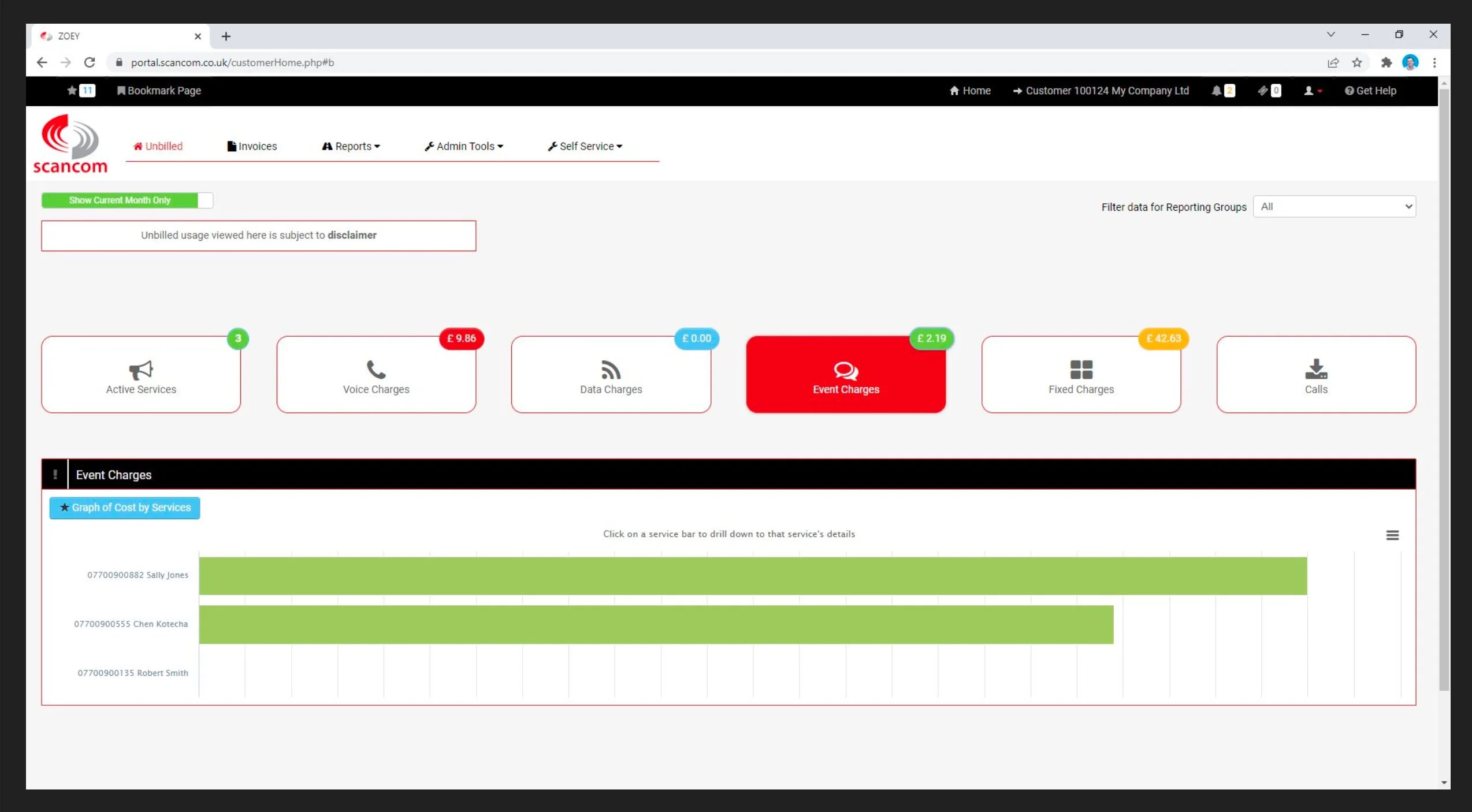 Billing Portal Vodafone and O2