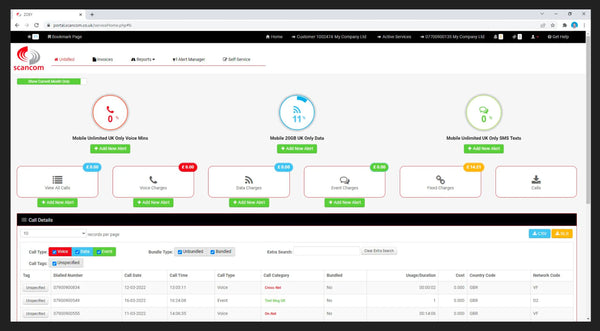 Billing Portal Vodafone and O2