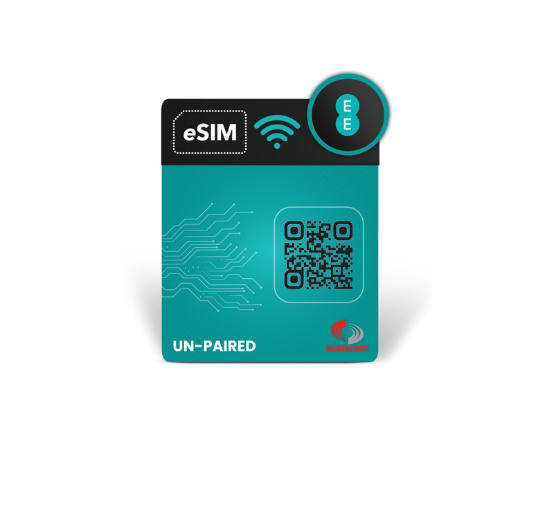 EE Unpaired QR Code eSIM Small Business - for sim swaps