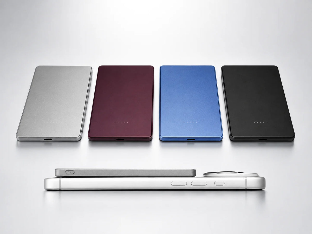 World's Thinnest 5.5mm Semi-Solid 3-in-1 Qi2 Power Bank