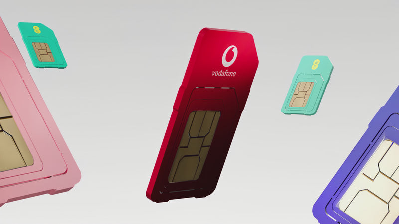 Homepage hero video - Vodafone SIM, upscaled