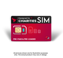 UK Registered Charity Sim EE Unlimited PrePaid Data Sim Every Month Until 08/06/2024 & Free DPD Next Day Delivery
