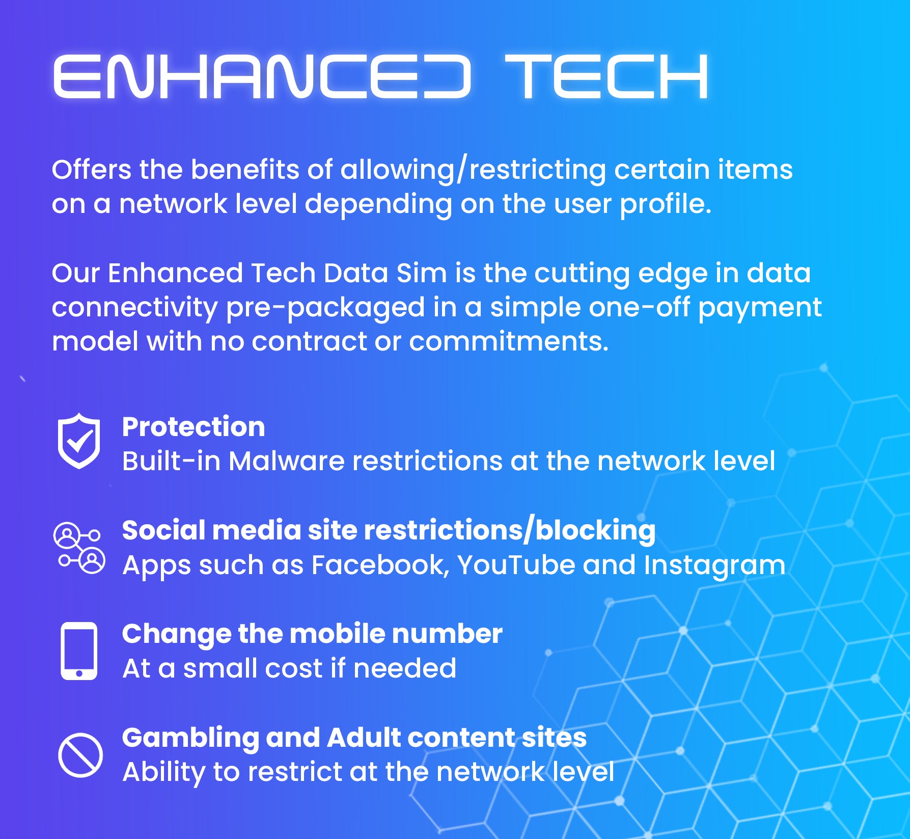 O2 Unlimited Data Sim Enhanced Tech Enterprise Series - Pre-Paid Exp 08/01/2025