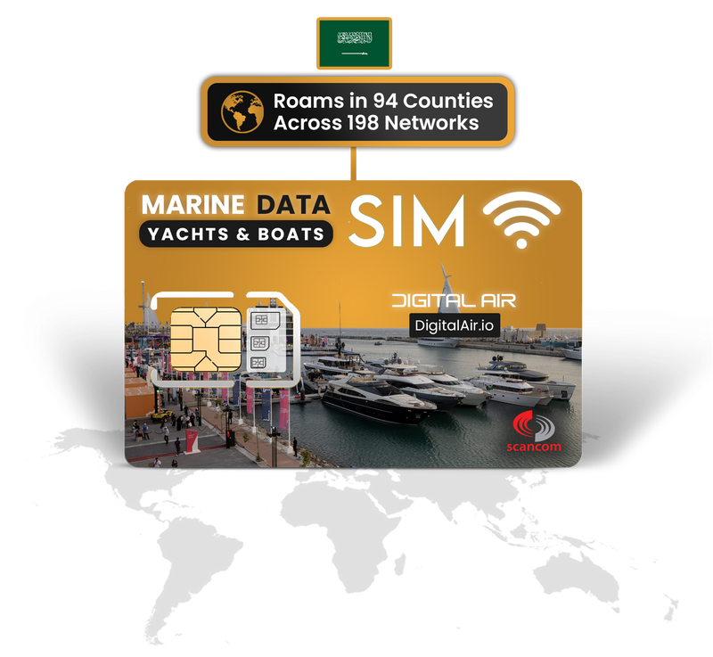 Multi Network Marine Data KSA Yacht & Boats Global Roaming Sim