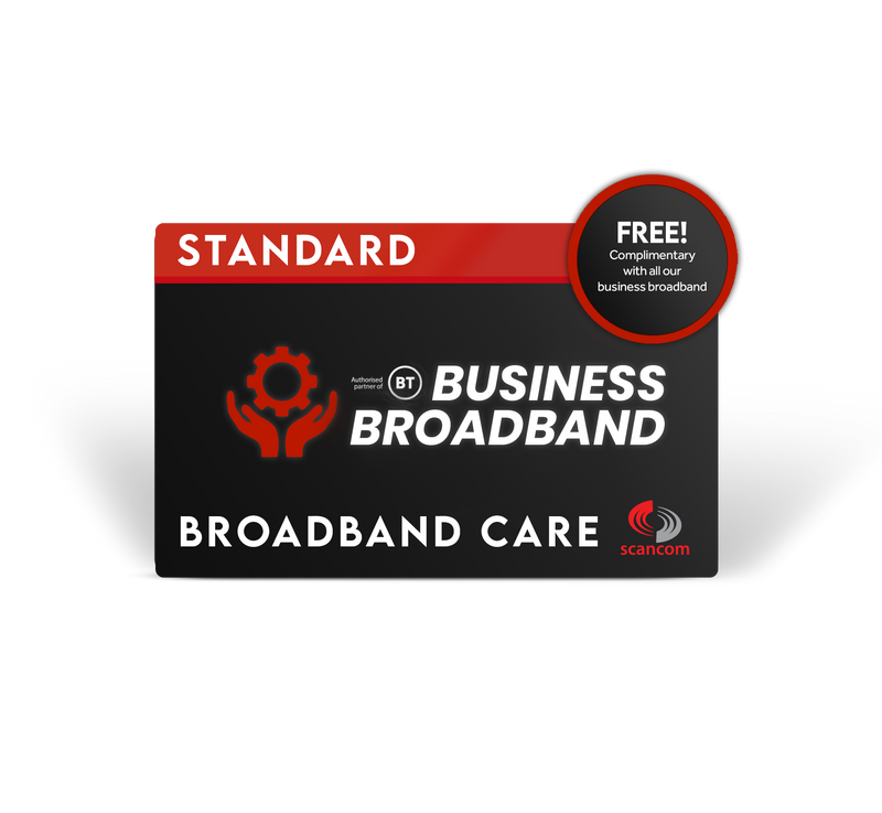 Broadband Care Levels Standard - Complimentary with all our business broadband